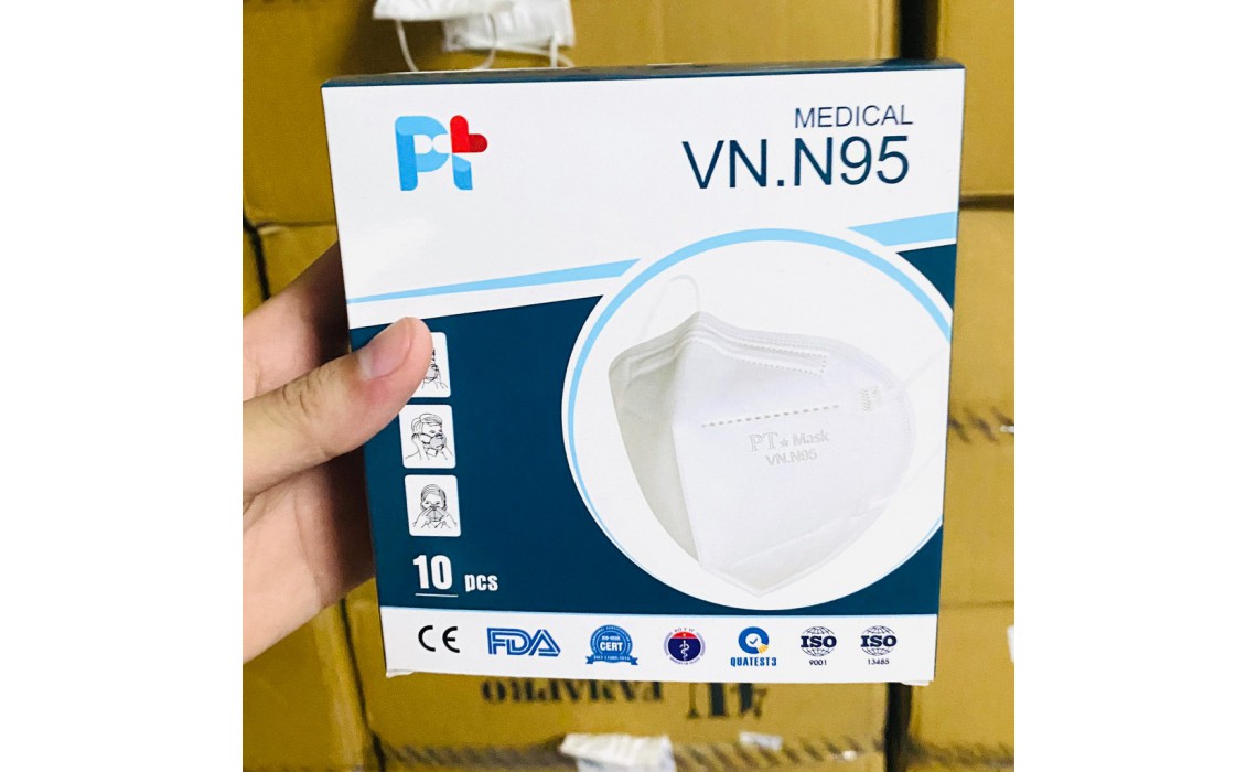 KHẨU TRANG N95 KHÔNG VAN THỞ PT MASK
